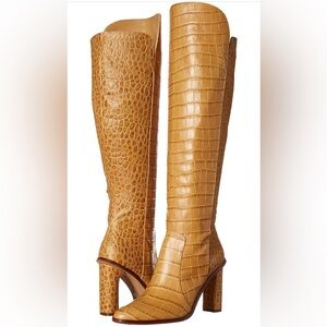Vince Camuto Palley Cashew Crocodile Size 8.5